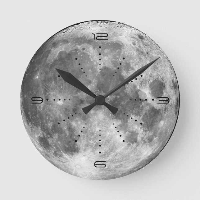 Horloge Ronde Clock Full Moon (Recto)