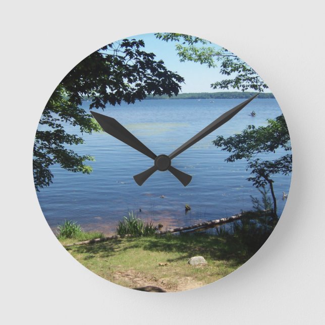 Horloge Ronde Clock Hamlin Lake Acrylic (Recto)