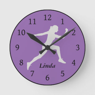 Horloge Ronde Clock Personalize, Clock For Gym, Clock For Runner