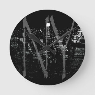 Horloge Ronde Clock Toxits Decor NY Wall Clock
