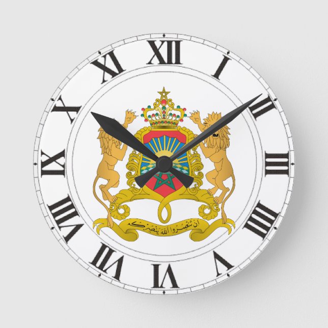 Horloge Ronde Coat d'Arms (Recto)