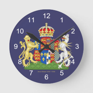 Horloge Ronde Coat of Arms Anne Boleyn
