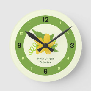 Horloge Ronde Collection Pickle & Fresh