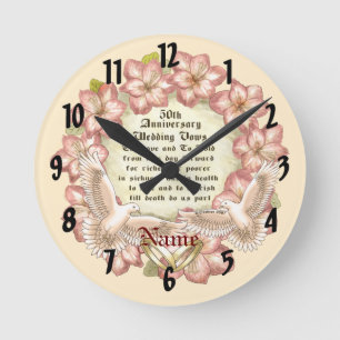 Horloge Ronde Colombes 50e anniversaire 