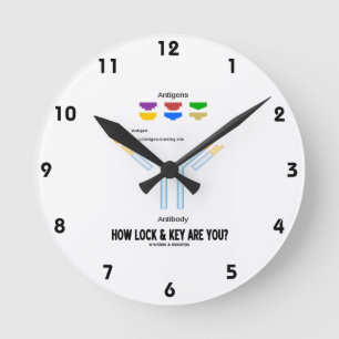 Horloge Ronde Comment Serrure Et Clé Êtes-Vous ? Antigène