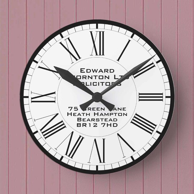 Horloge Ronde Company or Business Office (Créateur téléchargé)