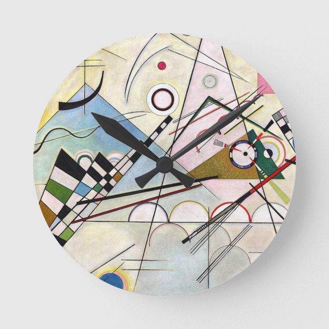 Horloge Ronde Composition 8 Wassily Kandinsky (Recto)