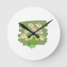 Conception florale rustique sur fond vert