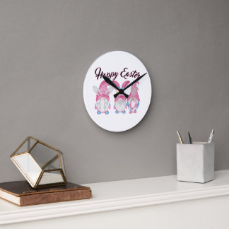 Horloge Ronde Conception Gnome de Pâques