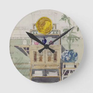 Horloge Ronde Conception pour un buffet, c.1860s-70s (la semaine