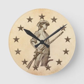 Horloge Ronde Concord Minuteman