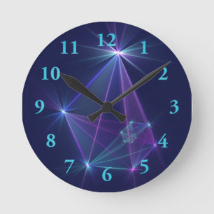 Horloge Ronde Constellation, Art Fractal Abstrait Fantastique