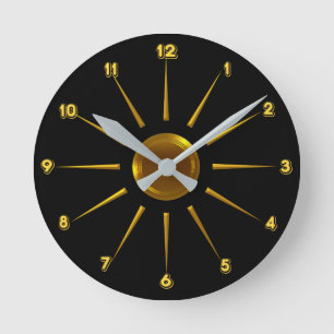 Horloge Ronde Contemporary Designer Wall Clock