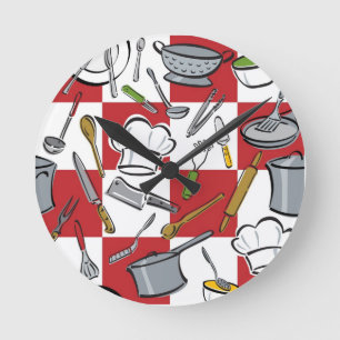 Horloge Ronde Contrôle d'outils de cuisine