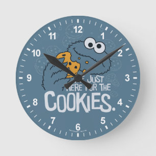Horloge Ronde Cookie Monster   Me Just Here pour les cookies
