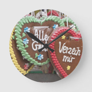 Horloge Ronde Cookies décoratifs en pain d'épices