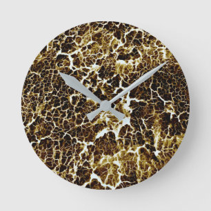 Horloge Ronde Cool unique Funky aux couleurs vives