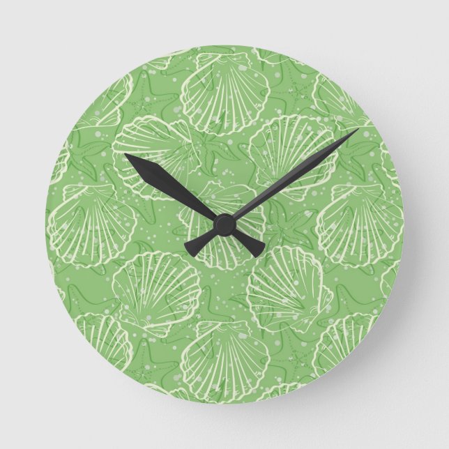 Horloge Ronde Coquillages d'ensemble (Recto)
