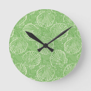 Horloge Ronde Coquillages d'ensemble