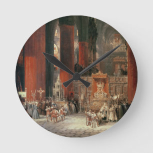 Horloge Ronde Cortège dans la cathédrale de Séville, 1833 (hu