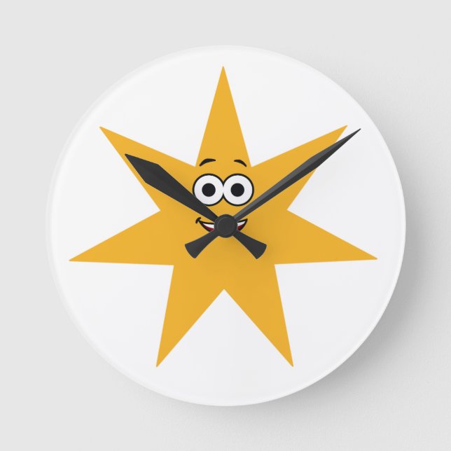 Horloge Ronde Cosmo Round Wall Clock (Recto)