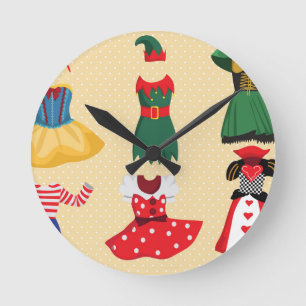 Horloge Ronde costumes d'halloween