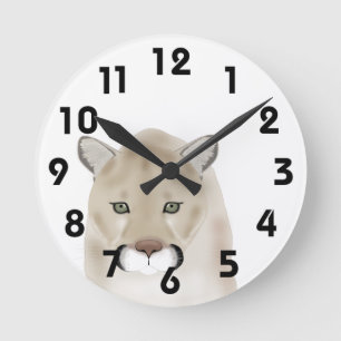 Horloge Ronde Cougar Wall Clock