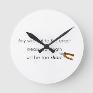 Horloge Ronde Coupé trop court !