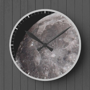 Horloge Ronde Courbe de la Lune Image d'Astronomie