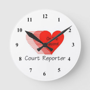 Horloge Ronde Court Clock