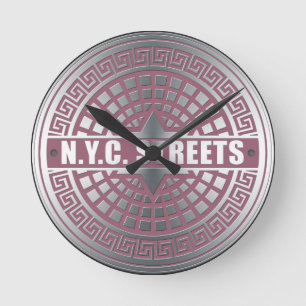 Horloge Ronde Couvercles de trouNYC