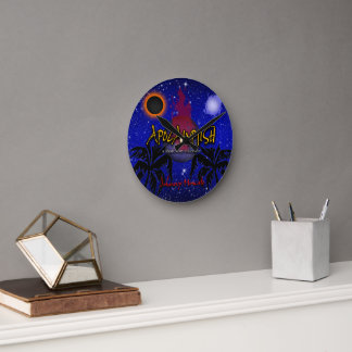 Horloge Ronde Couverture de livre apocalyptique