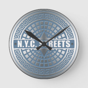 Horloge Ronde Couvertures de trou NYC