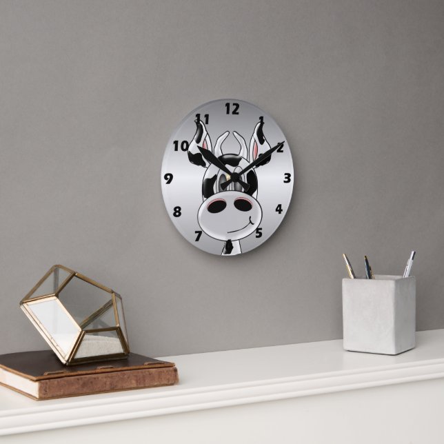 Horloge Ronde Cow (Bureau)