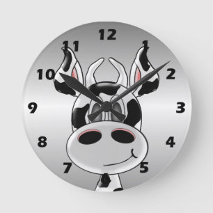 Horloge Ronde Cow