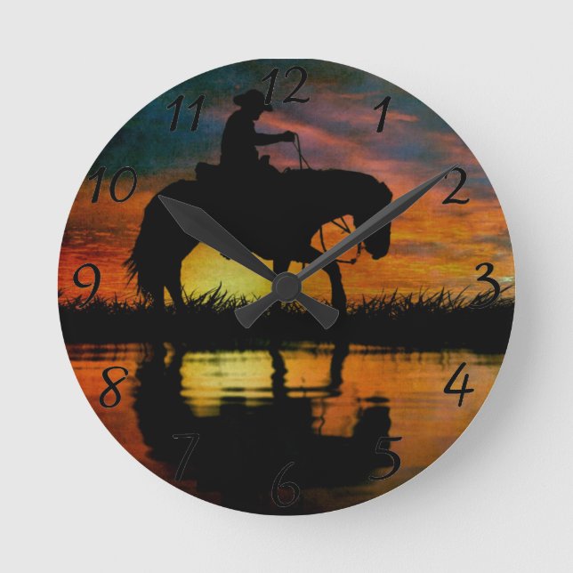 Horloge Ronde Cowboy (Recto)