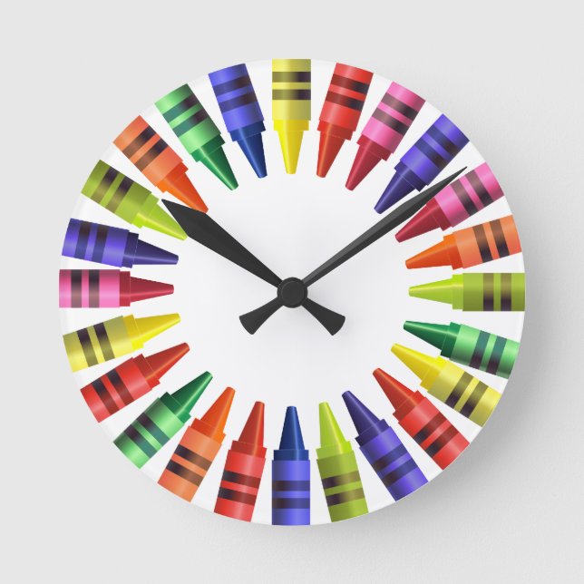 Horloge Ronde Crayons (Recto)