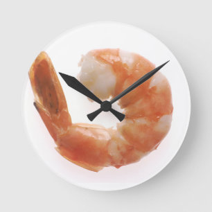 Horloge Ronde Crevette cookée
