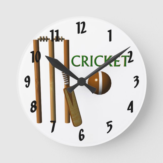 Horloge Ronde Cricket (Recto)