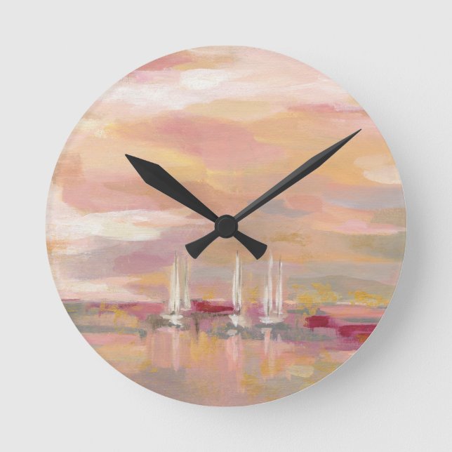 Horloge Ronde Crimson Waves (Recto)