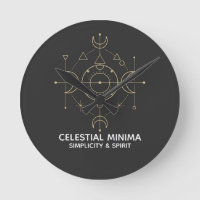 Croissant de Lune Minimaliste & Art Linéaire du So