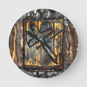 Horloge Ronde Croix de l'Apocalypse