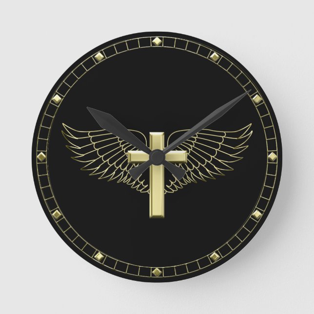 Horloge Ronde Croix d'or (Recto)