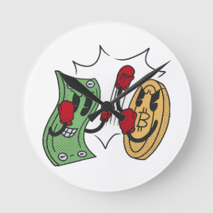 Horloge Ronde Crypto Fight Club