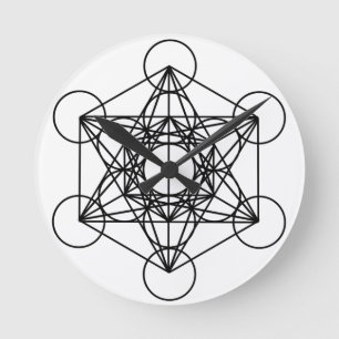 Horloge Ronde Cube en Metatron
