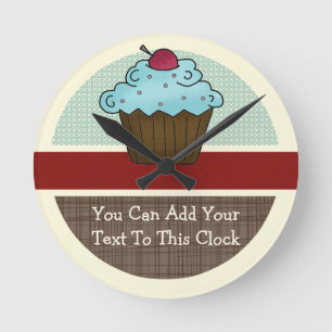 Horloge Ronde cupcake v2