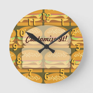 Horloge Ronde Custom Fun