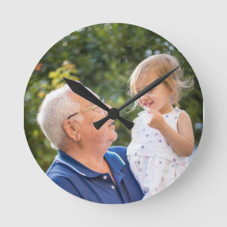 Horloge Ronde Custom Personalized Photo 