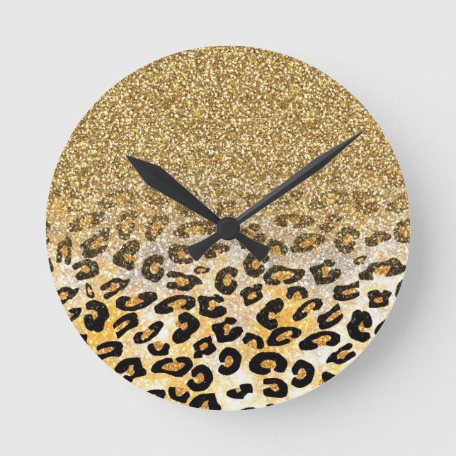 Horloge Ronde Cute ceinturon à la mode jaune faux parties scinti (Recto)