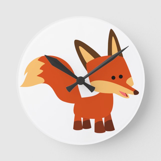 Horloge Ronde Cute Dessin (Recto)
